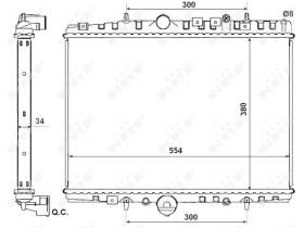 Nrf 53787 - RADIADOR ALU BRAZED CITROEN C5 00-