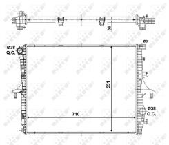Nrf 53798 - RADIADOR ALU BRAZED AUDI Q7 06-