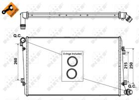  53813 - RADIADOR ALU BRAZED AUDI A3 03-