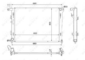  53821 - RADIADOR ALU BRAZED HYUNDAI I30 07-