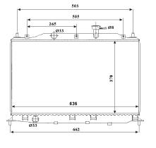 Nrf 53822 - RADIADOR ALU BRAZED HYUNDAI ACCENT