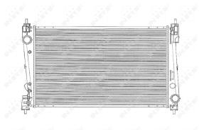 Nrf 53836 - RADIADOR ALU BRAZED FIAT BRAVO 08-