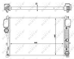  53839 - RADIADOR ALU BRAZED MERCEDES CL600