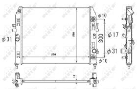 Nrf 53851 - RADIADOR ALU BRAZED MAZDA MX5 05-