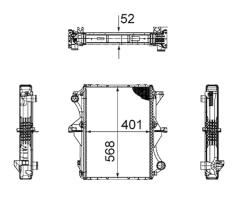 Nrf 53858 - RADIADOR ALU BRAZED NISSAN ATLEON 0