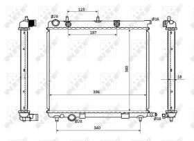  53863 - RADIADOR ALU BRAZED CITROEN C2 03-