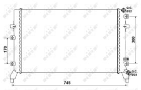 Nrf 53884 - RADIADOR ALU BRAZED AUDI A3 07-