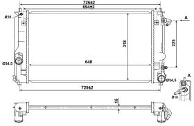 Nrf 53894 - RADIADOR ALU BRAZED TOYOTA CELICA 9