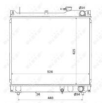  53913 - RADIADOR ALU BRAZED SUZUKI GRAND VI