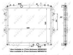Nrf 53921A - RADIADOR ALU BRAZED TOYOTA HILUX 05