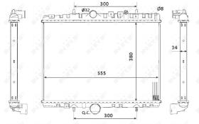Nrf 53941 - RADIADOR ALU BRAZED CITROEN C5 00-
