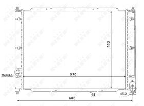 Nrf 53944 - RADIADOR ALU BRAZED VW TRANSPORTER