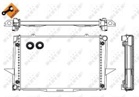 Nrf 539509 - RADIADOR ALU BRAZED VOLVO 850 91-