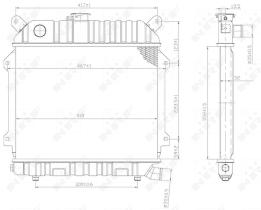 Nrf 53951 - RADIADOR CU BMW 318I E21 80-