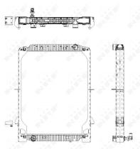 Nrf 539568 - RADIADOR ALU BRAZED IVECO EUROTECH