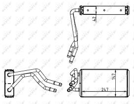 Nrf 54227 - CALENTADOR FORD TRANSIT 2000-2006