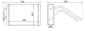 Nrf 54232 - CALENTADOR FORD TRANSIT 100 94-
