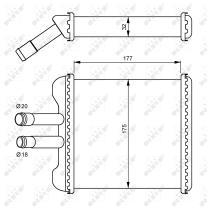 Nrf 54237 - CALENTADOR DAEWOO LANOS 97-