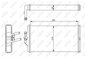 Nrf 54241 - CALENTADOR MERCEDES TRUCK MK-SERIES