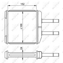 Nrf 54260 - CALENTADOR CHEVROLET (GM) MATIZ 05-