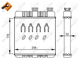 Nrf 54279 - CALENTADOR OPEL VAUXHALL ASTRA 98-