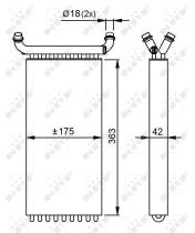 Nrf 54293 - CALENTADOR MERCEDES VIANO 03-