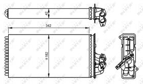 Nrf 54297 - CALENTADOR MERCEDES V-CLASS 95-03