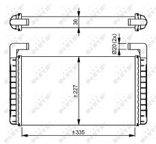 Nrf 54299 - CALENTADOR RVI MAGNUM 00-05