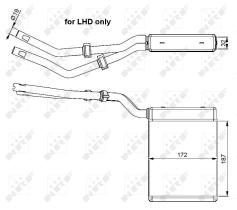 Nrf 54303 - CALENTADOR FORD C-MAX 07-