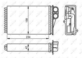 Nrf 54304 - CALENTADOR PEUGEOT 207 06-