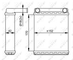 Nrf 54306 - CALENTADOR MERCEDES SPRINTER 208D 9