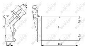 Nrf 54308 - CALENTADOR CITROEN BERLINGO 96-