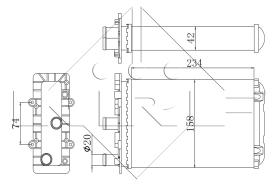  54321 - CALENTADOR VW T4 91-