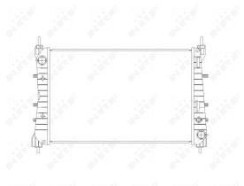 Nrf 54503 - RADIADOR ALU BRAZED FIAT LINEA 06-