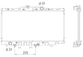 Nrf 546711 - RADIADOR TOYOTA CARINA II 83-