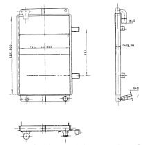 Nrf 547115 - RADIADOR PEUGEOT 505 2.5TD GRD XD3T