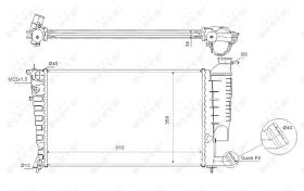  54715 - RADIADOR ALU BRAZED CITROEN XSARA 9