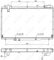 Nrf 54750 - RADIADOR ALU BRAZED RENAULT ESPACE