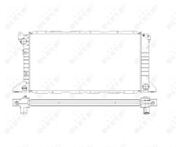 Nrf 54754 - RADIADOR ALU BRAZED FORD TOURNEO 94
