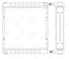 Nrf 55312 - RADIADOR CU JUNGHEINRICH FORKLIFT