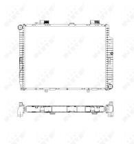 Nrf 55331 - RADIADOR ALU BRAZED MERCEDES E270 9