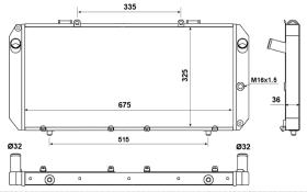 Nrf 55434 - RADIADOR ALU BRAZED TOYOTA MR2 2.0