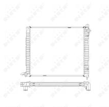 Nrf 55445 - RADIADOR ALU BRAZED LANDROVER FREEL
