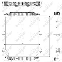  559568 - RADIADOR ALU BRAZED IVECO EUROTECH