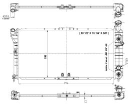Nrf 56001 - RADIADOR ALU BRAZED BUICK REGAL 3.8