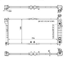 Nrf 56002 - RADIADOR ALU BRAZED BUICK CENTURY 3
