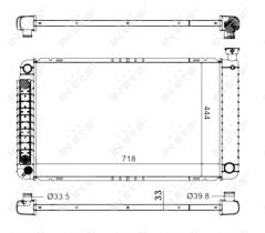 Nrf 56013 - RADIADOR ALU BRAZED CHEVROLET C/K S