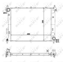  56057 - RADIADOR ALU BRAZED HYUNDAI I20 1.4