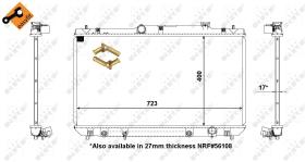 Nrf 56109 - RADIADOR ALU BRAZED TOYOTA CAMRY 4