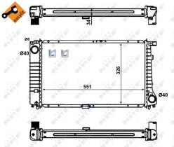 Nrf 56128 - RADIADOR ALU BRAZED BMW 530I 3.0 01